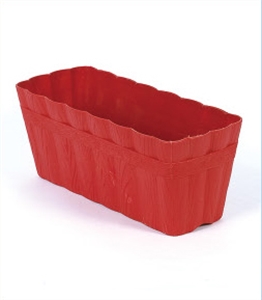 Plastic flower pot